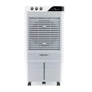 Bajaj DMH90 Neo 90L Desert Air Cooler (White) – For Large Rooms, Big Ice Chamber, 90ft Air Throw, High-Speed, Inverter Compatible, 3-Year Warranty (1 Year Standard + 2 Years Extended)